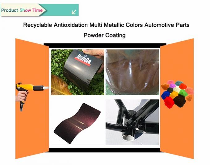 再生利用できる抗酸化多金属色の自動車部品のきらめきの輝いた効果のスプレーの粉のコーティングのペンキ