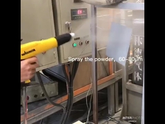 クローム粉末コーティングをスプレーする方法