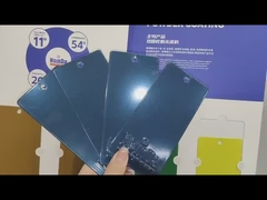 UV 耐性のある自動車部品のためのエレガントで耐久性のある青い金属粉末コーティング