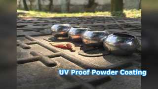 耐久性のある粉体塗装、耐紫外線性の外装仕上げ