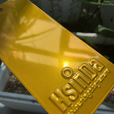 クロム・キャンディー・ゴールド グリーン・パープル 透明な粉末塗料