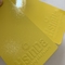 黄色く光沢度の高いエポキシ ポリエステル粉のコーティングのペンキの金属表面