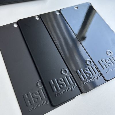 カスタマイズされたRAL9005 黒色電磁粉末コーティング,光り輝くマット仕上げと180~200°C固化