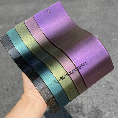 金属化ボンド化特殊熱固性粉末塗装 クロム ブロンズ スパークリング ミカシース 熒光 珍珠色 透明色