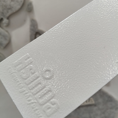 白いしわの質感 ポリエステル粉末コーティング 金属用60~80um